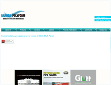 Tablet Screenshot of barodapolyform.com